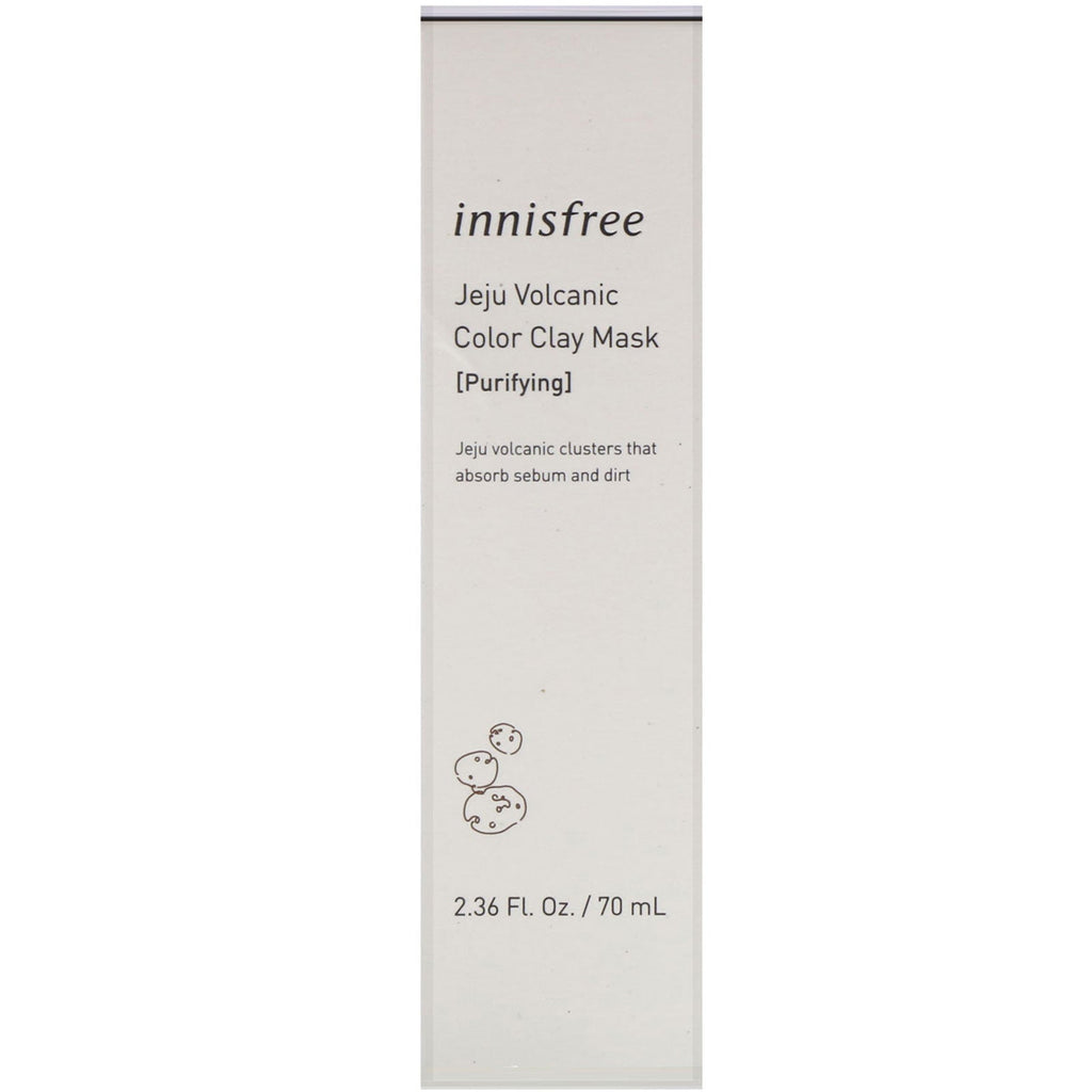 Innisfree, Jeju Volcanic Color Clay Mask, rensende, 2,36 fl oz (70 ml)