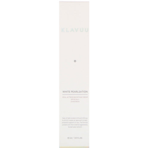 KLAVUU, White Pearlsation, Ideal Actress Backstage Cream, SPF 30 PA++, 1,01 fl oz (30 ml)