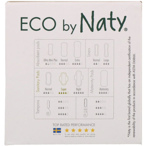 Naty, tynde puder, super, 13 øko stykker
