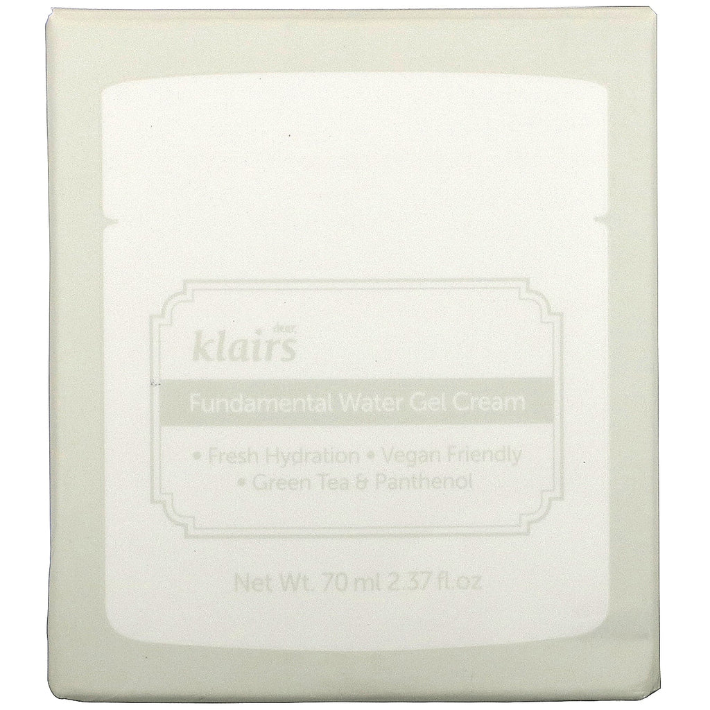 Kære, Klairs, Fundamental Water Gel Cream, 2,37 fl oz (70 ml)