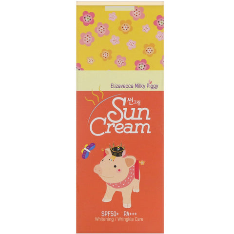 Elizavecca, Milky Piggy, Solcreme, SPF 50+, PA+++, 50 ml