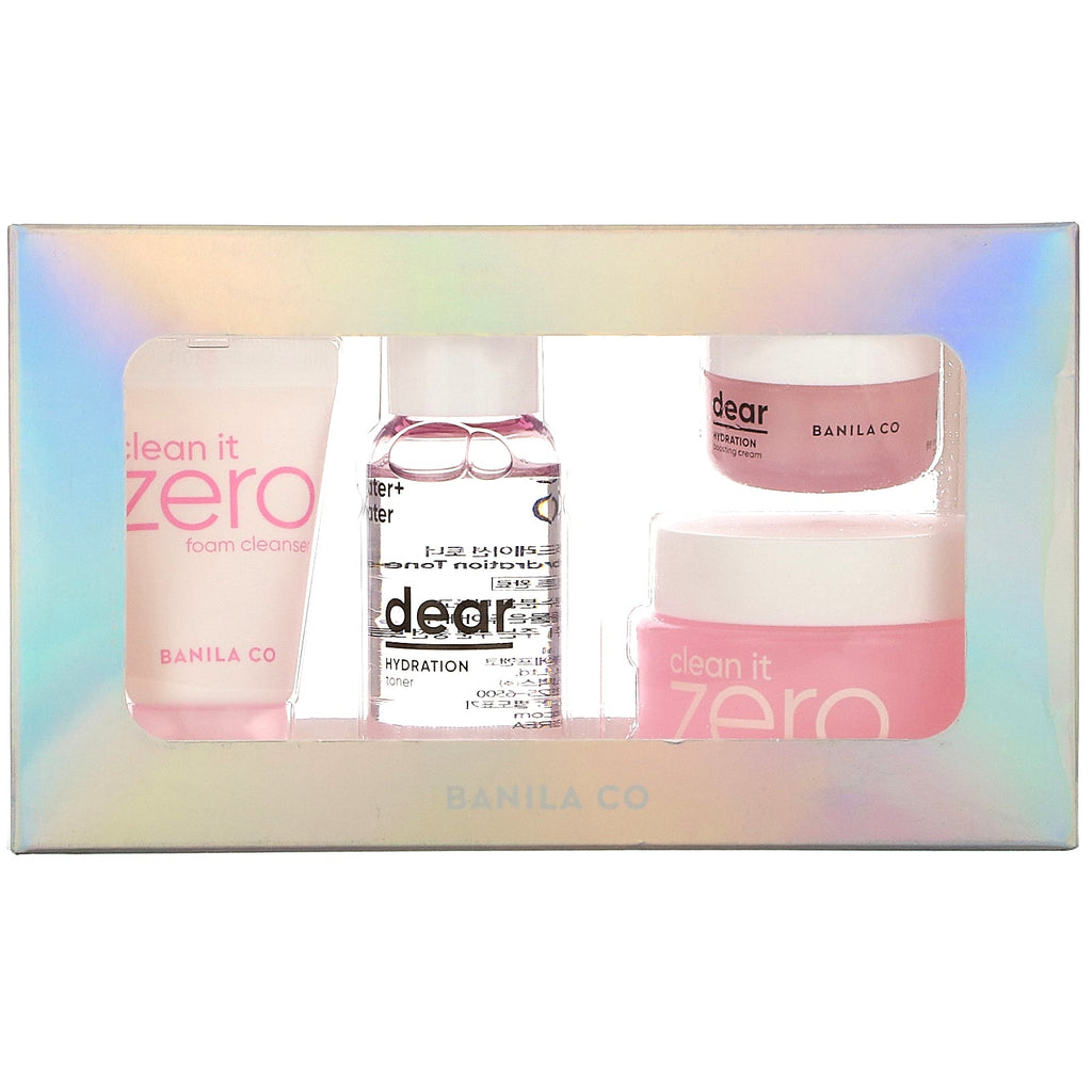 Banila Co., Dear Hydration Skin Care Starter Kit, 4-delt sæt