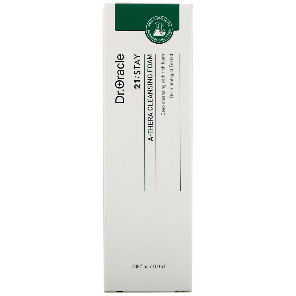 Dr. Oracle, 21; Stay, A-Thera Cleansing Foam, 3,38 fl oz (100 ml)