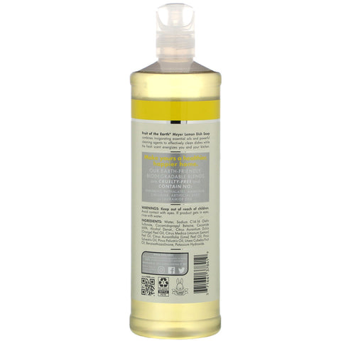Fruit of the Earth, Meyer Lemon Dish Soap, 16 fl oz (473 ml)