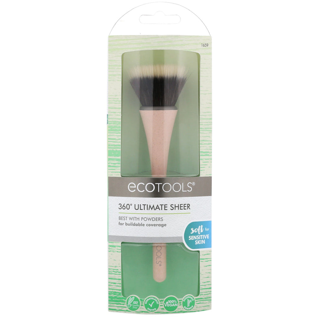 EcoTools, 360° Ultimate Sheer Brush, 1 børste