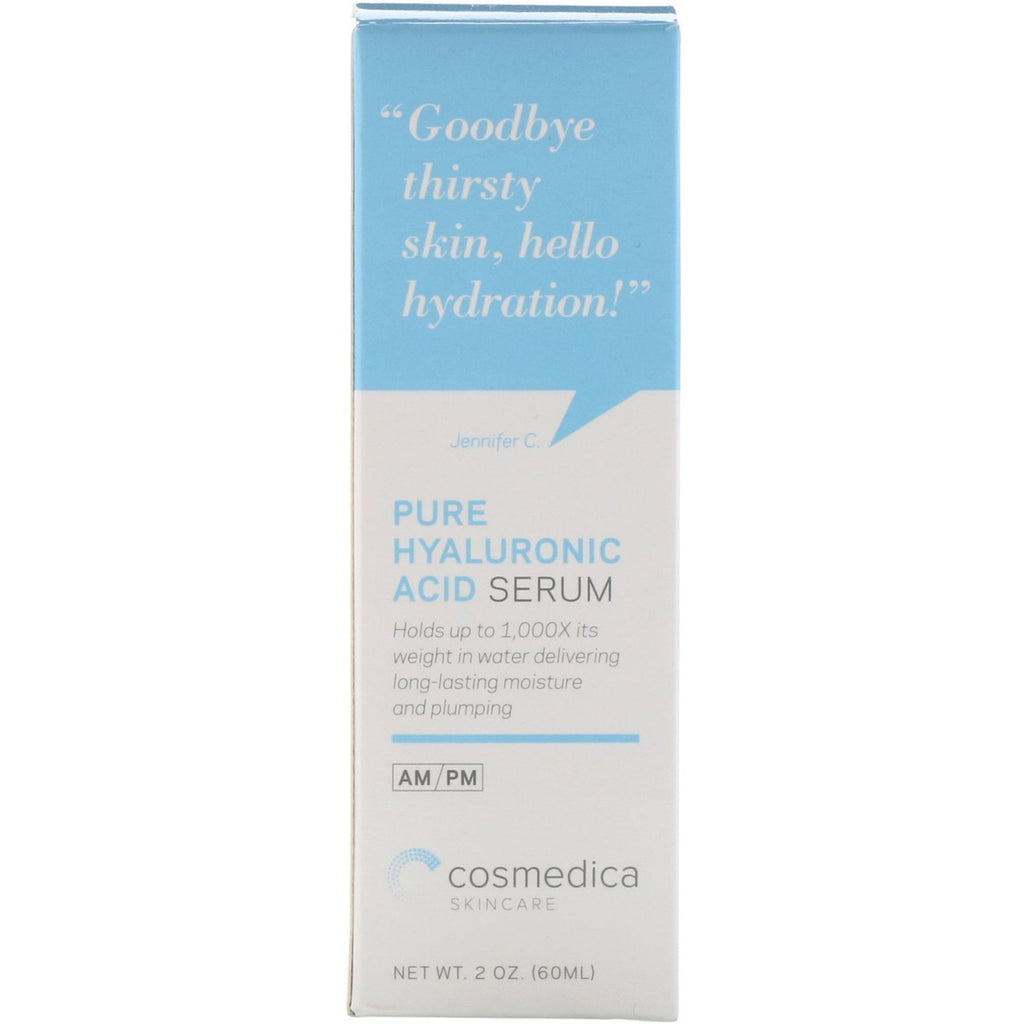 Cosmedica Skincare, Pure Hyaluron Acid Serum, 2 oz (60 ml)