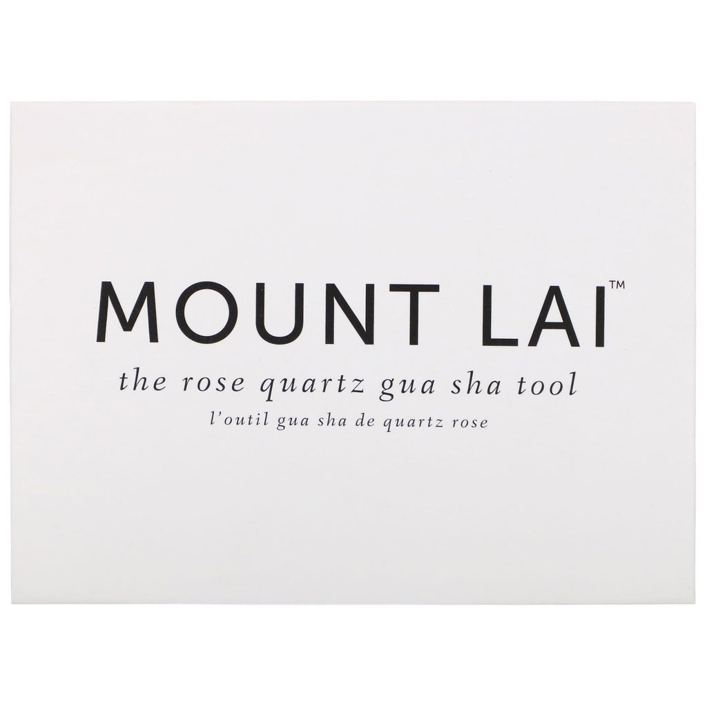 Mount Lai, Rose Quartz Gua Sha Tool, 1 Værktøj
