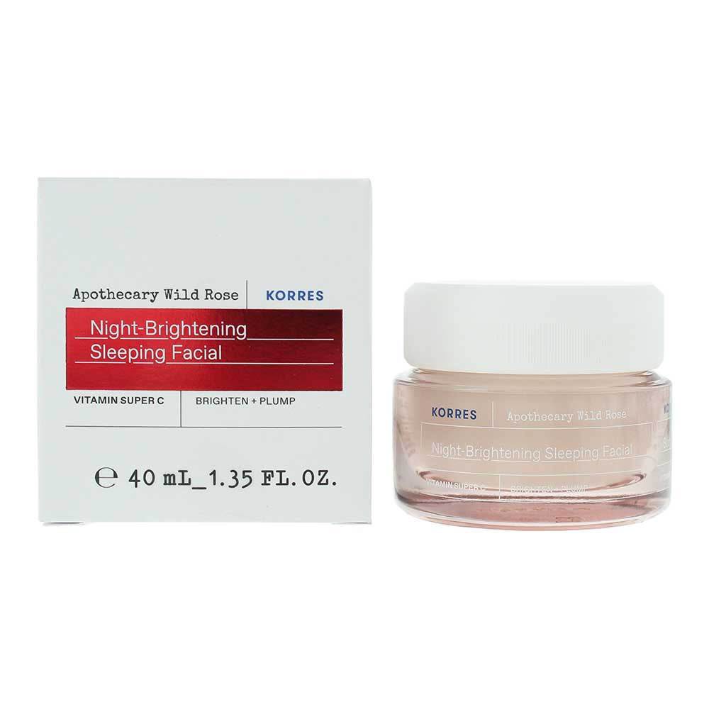 Korres Apothecary Wild Rose Brightening Sleeping Facial Night Cream 40ml