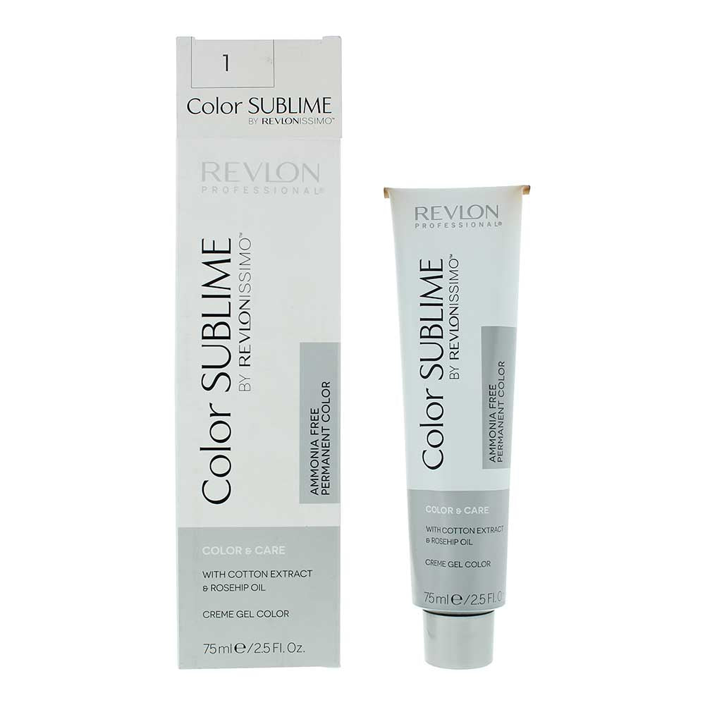 Revlon Color Sublime By Revlonissimo 1 Black Hair Colour 75ml