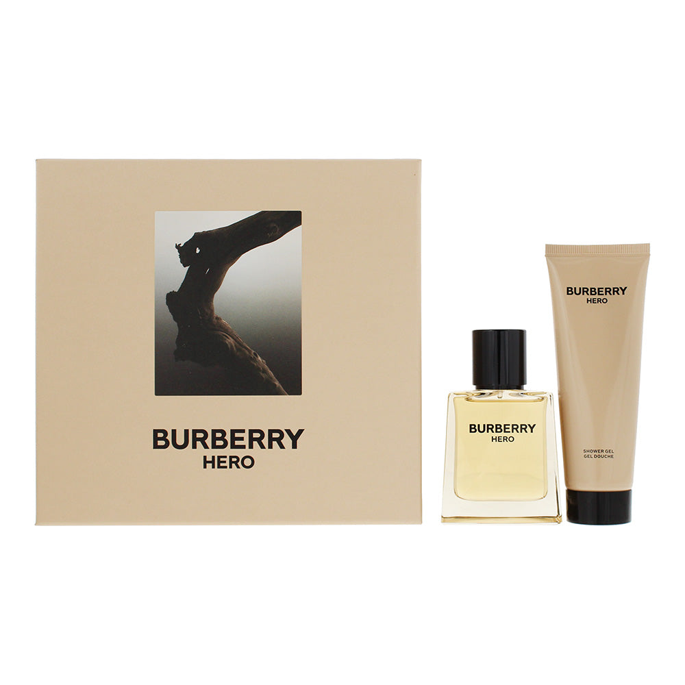 Burberry Hero 2 Piece Gift Set: Eau de Toilette 50ml - Shower Gel 75ml
