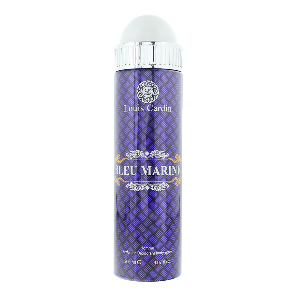 Louis Cardin Bleu Marine Homme Perfumed Deodorant Body Spray 200ml