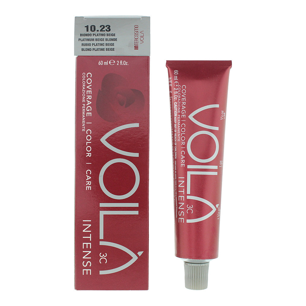 Intercosmo Voilà Intense 10.23 Platinum Beige Blonde Hair Colour 60ml