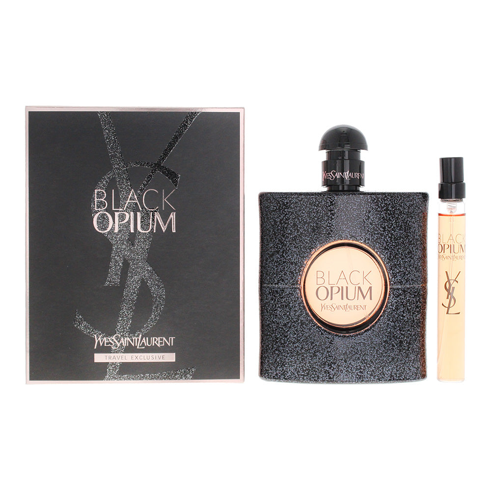 Yves Saint Laurent Black Opium 2 Piece Gift Set: Eau de Parfum 90ml - Eau de Par