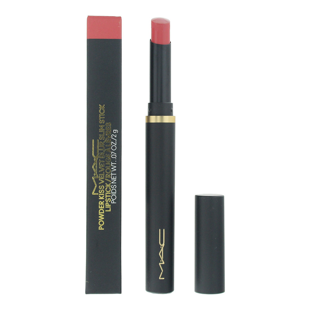 MAC Powder Kiss Velvet Blur Slim Stick 898 Sheer Outrage Lipstick 2g