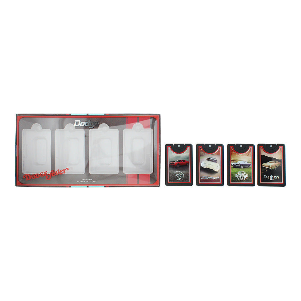 Dodge Legacy Dodge Fever 4 Piece Gift Set: Eau de Toilette 4 x 20ml