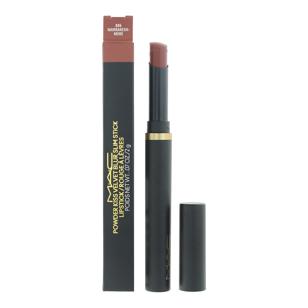 MAC Powder Kiss Velvet Blur Slim Stick Marrakesh Mere Lipstick 2g