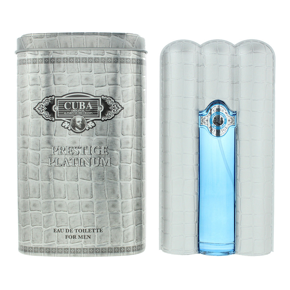 Cuba Prestige Platinum For Men Eau de Toilette 90ml