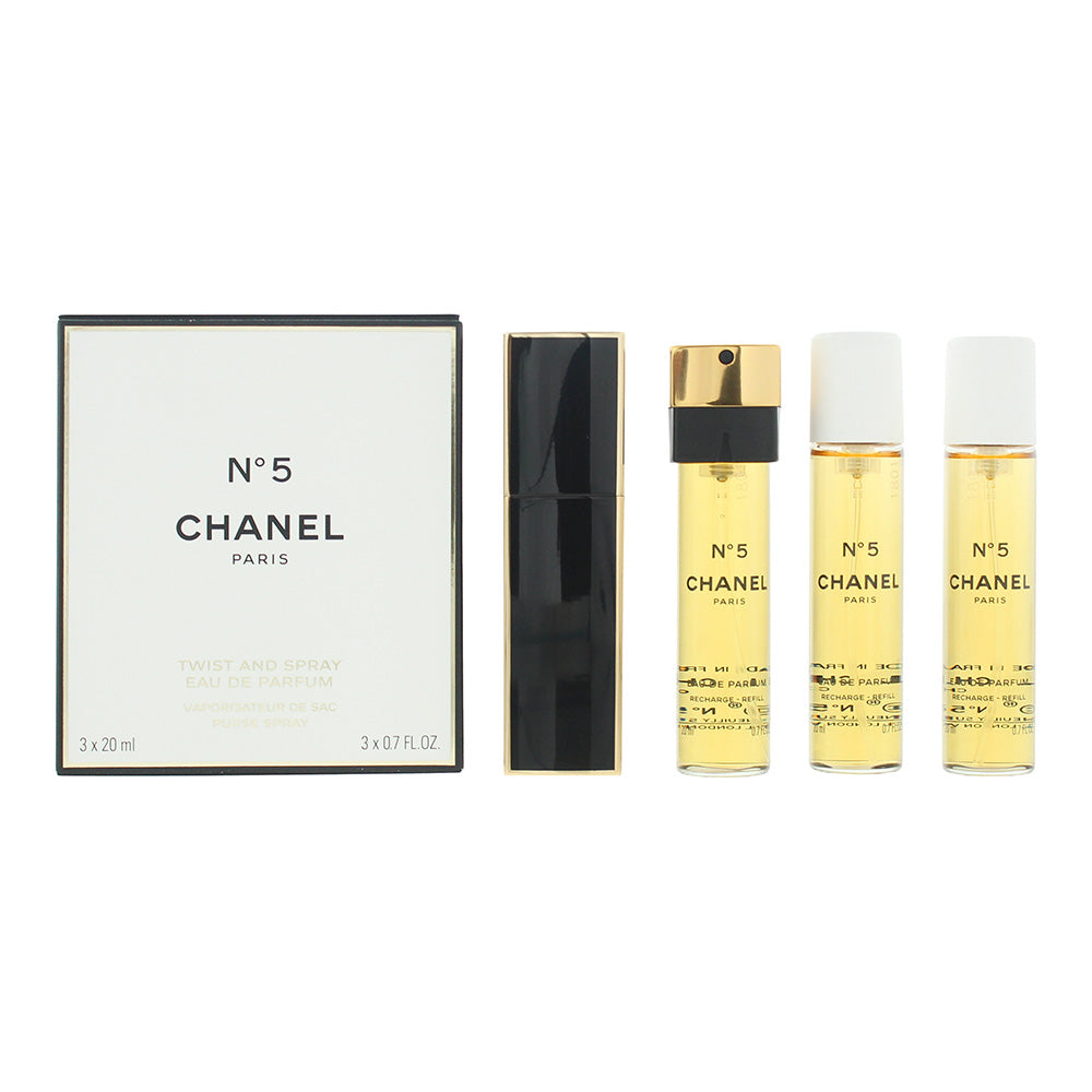 Chanel No. 5 Twist  Spray Eau de Parfum 3 x 20ml