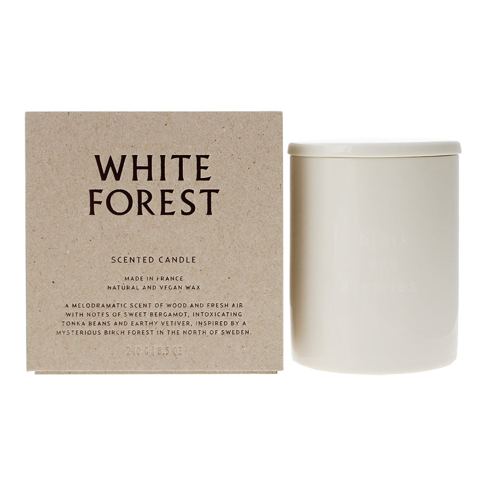 Bjork & Berries White Forest Scented Candle 240g