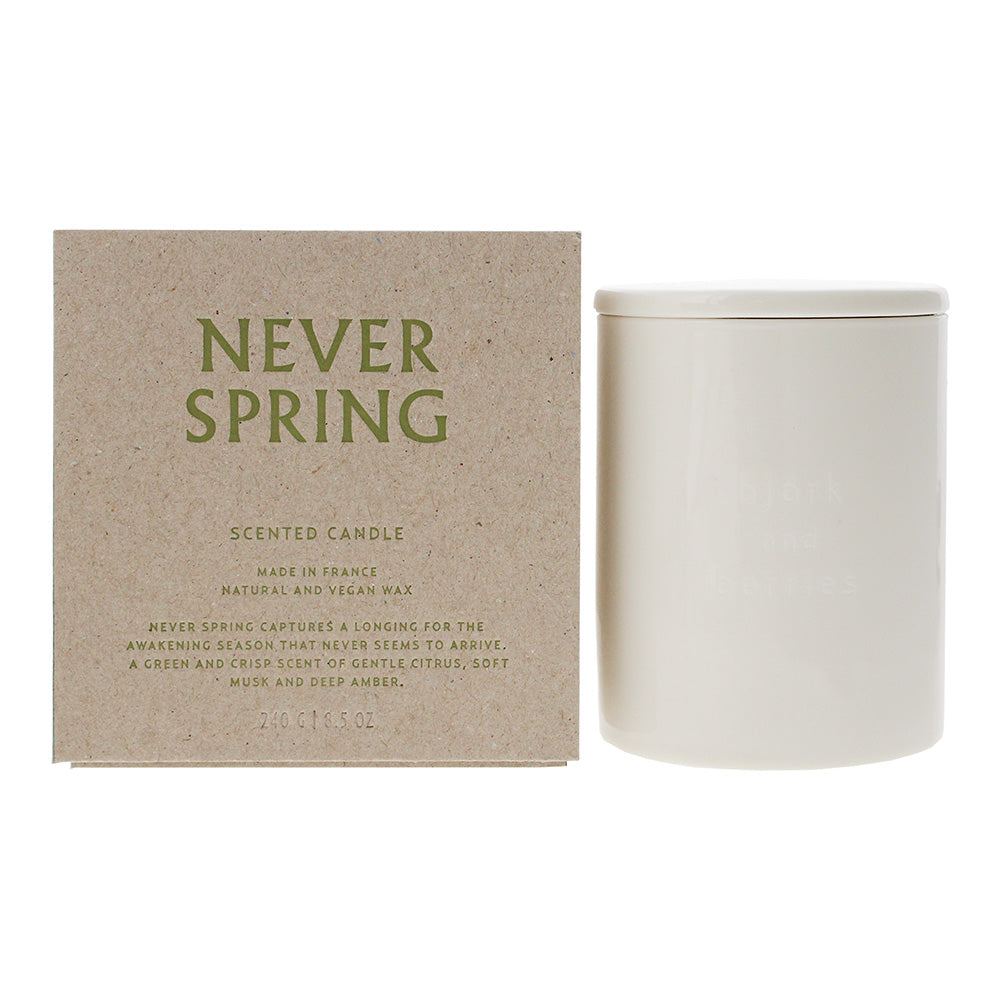 Bjork & Berries Never Spring Scented Candle 240g