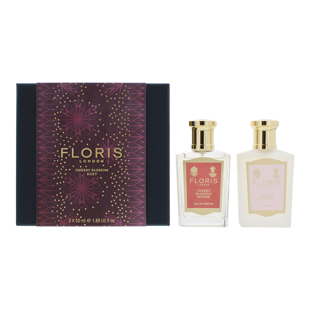 Floris Cherry Blossom 2 Piece Gift Set: Eau de Parfum Intense 50ml - Hair Mist 5