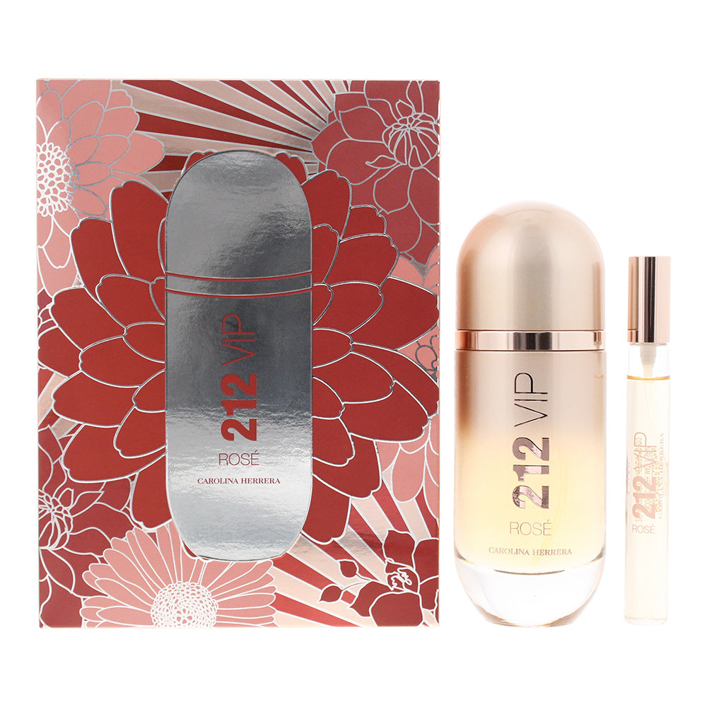 Carolina Herrera 212 Vip Rosé 2 Piece Gift Set: Eau de Parfum 80ml - Eau de Parf