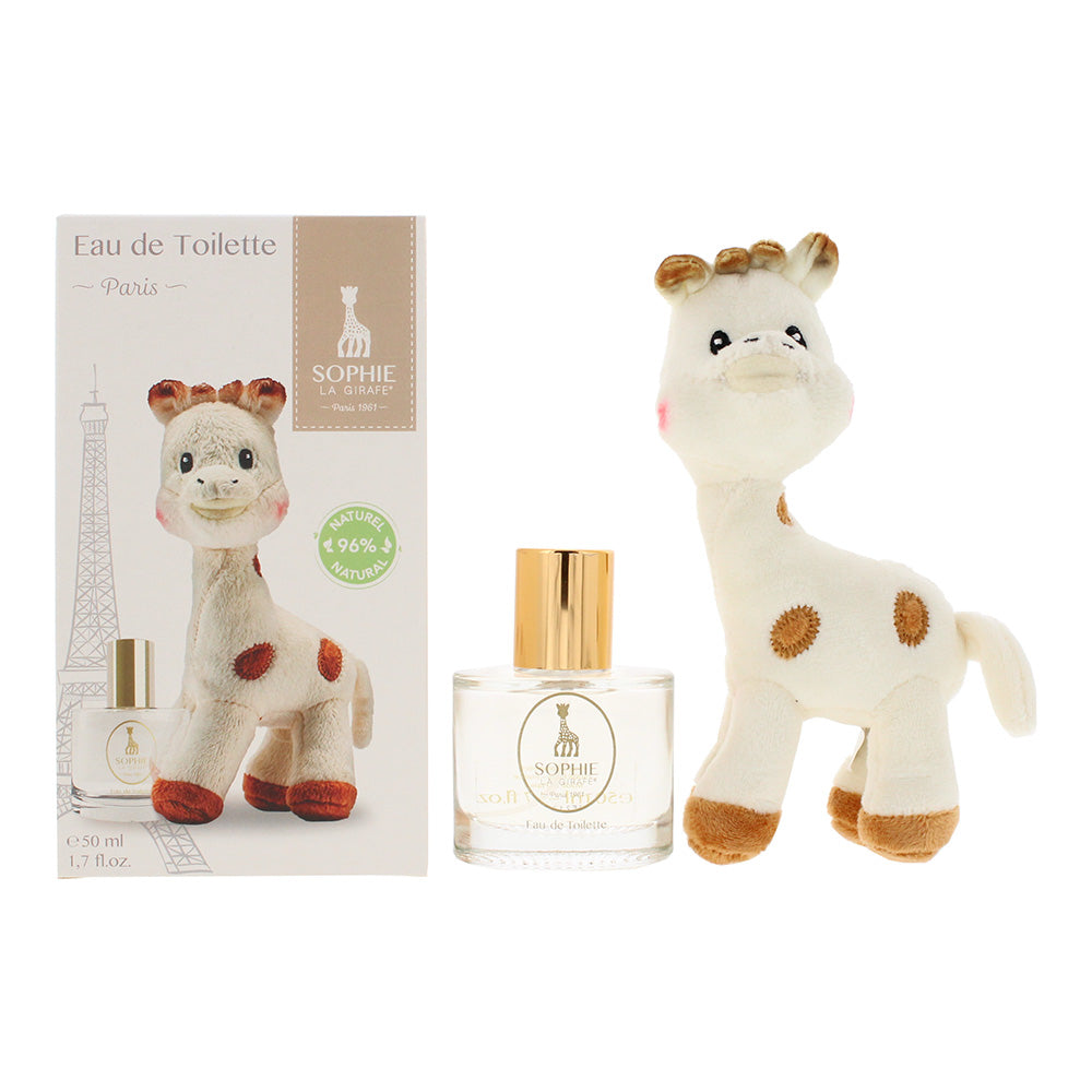 Sophie La Giraffe 2 Piece Gift Set: Eau de Toilette 50ml - Giraffe Plush Toy