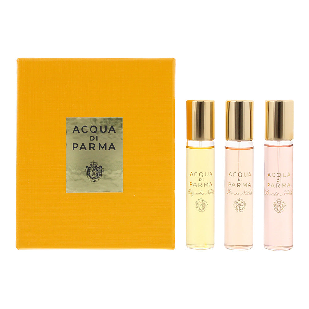 Acqua Di Parma Le Nobili 3 Piece Gift Set: Rosa EDP 12ml - Magnolia EDP 12ml - P