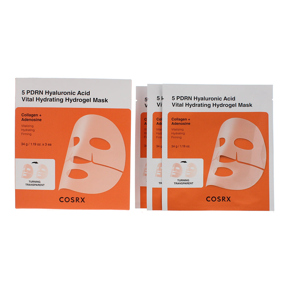 Cosrx 5 PDRN Hyaluronic Acid Vital Hydrating Mask 3 x 34g