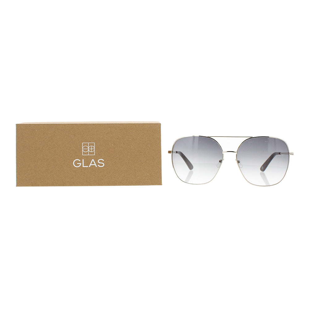 GLAS Eyewear Ella Silver UV400 Sunglasses