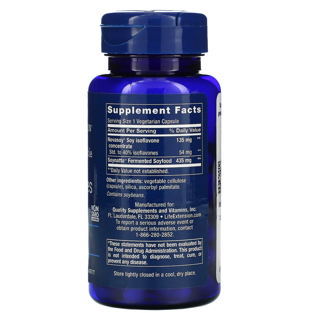 Life Extension, Soy Isoflavones, Super Absorbable, 60 Vegetarian Capsules
