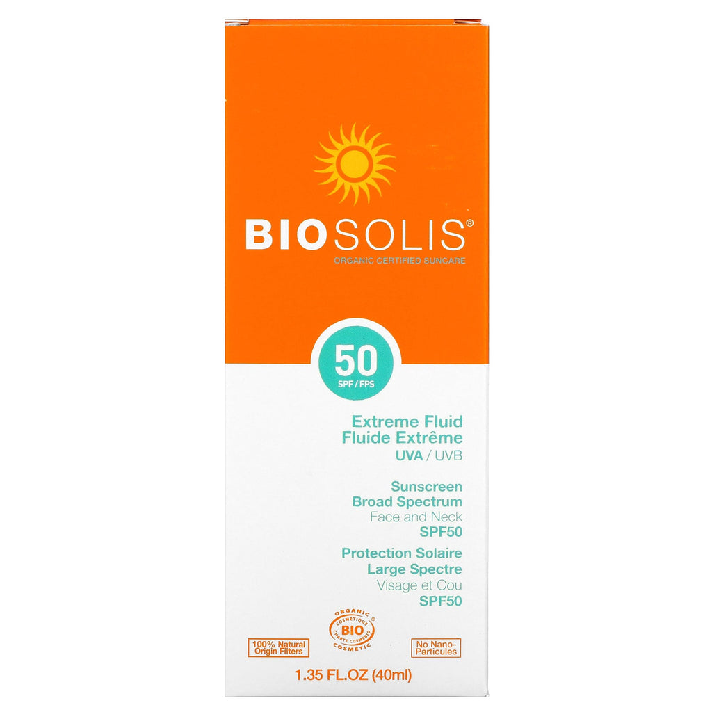 Biosolis, Extreme Fluid, Solcreme, SPF 50, 1,35 fl. oz (40 ml)