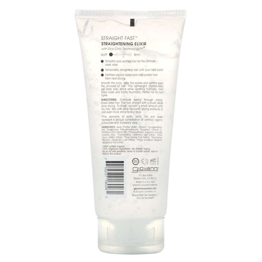 Giovanni, Straight Fast, Straightening Elixir, 6,8 oz (200 ml)