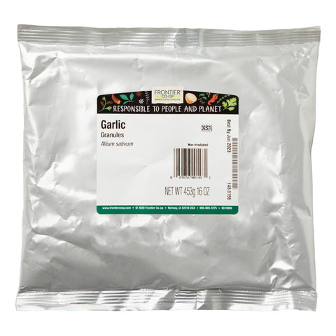 Frontier Natural Products, ajo granulado, 16 oz (453 g)