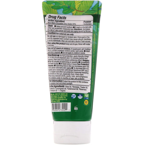 Badger Company, Anti-Bug Sunscreen, SPF 34 PA+++, Citronella & Cedar, 2,9 fl oz (87 ml)