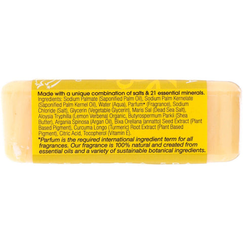 One with Nature, barra de jabón mineral triple molido, salvia y limón, 7 oz (200 g)