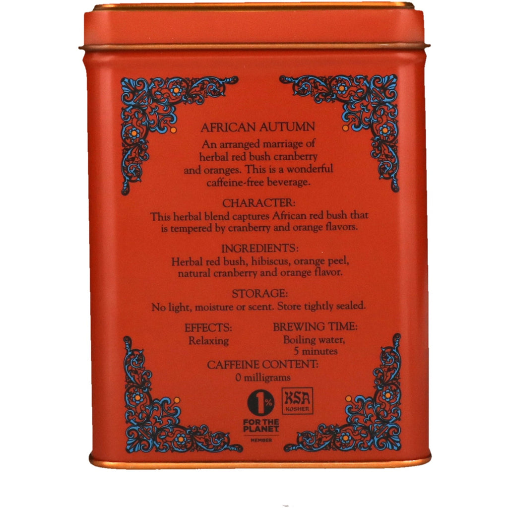 Harney &amp; Sons, HT Tea Blend, afrikansk efterår, 20 teposer, 1,4 oz (40 g)