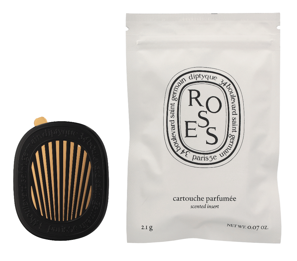 Diptyque Car Diffuser With Roses Insert 2.1 g