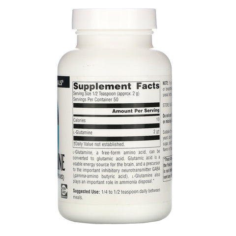 Source Naturals, L-Glutamin Powder, 3,53 oz (100 g)