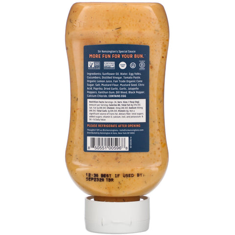 Sir Kensington's, Salsa especial, 12 fl oz (354 ml)