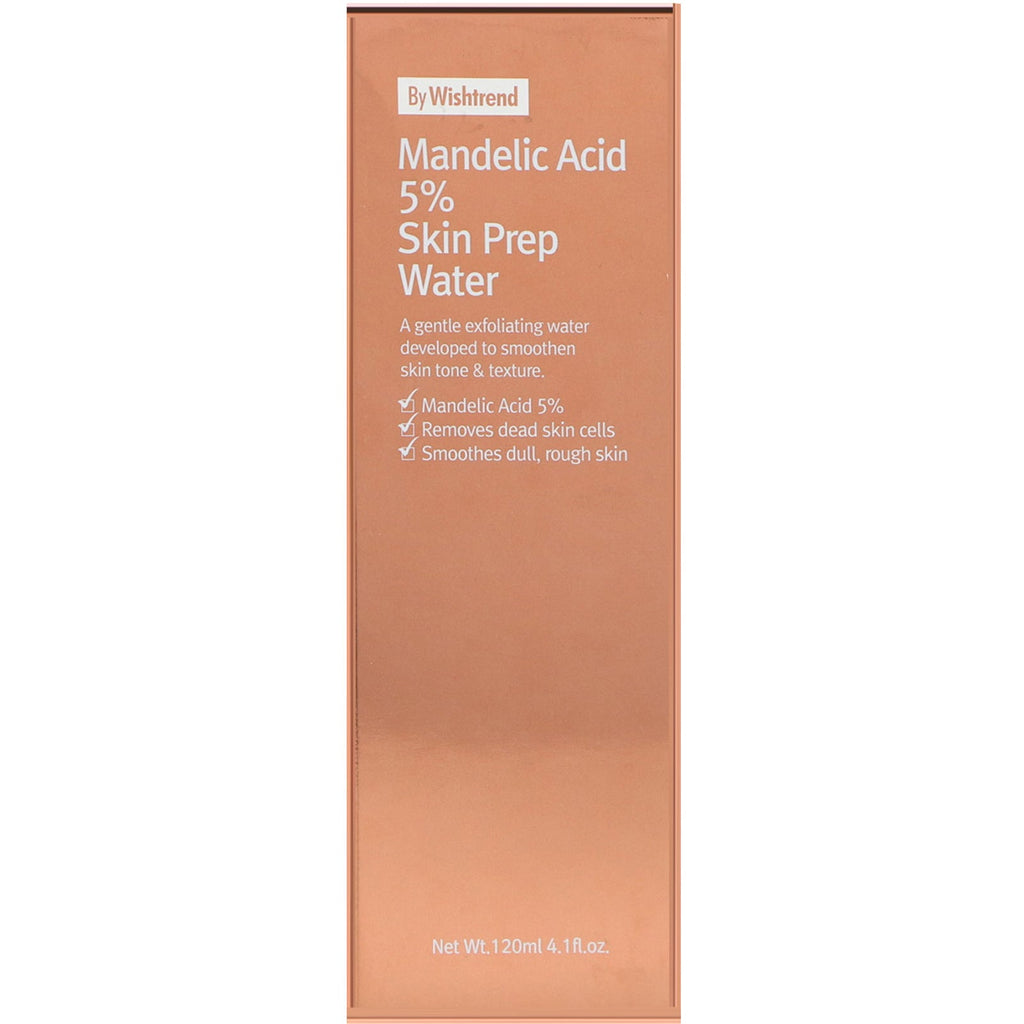 Wishtrend, Mandelsyre 5 % Skin Prep Water, 4,1 fl oz (120 ml)
