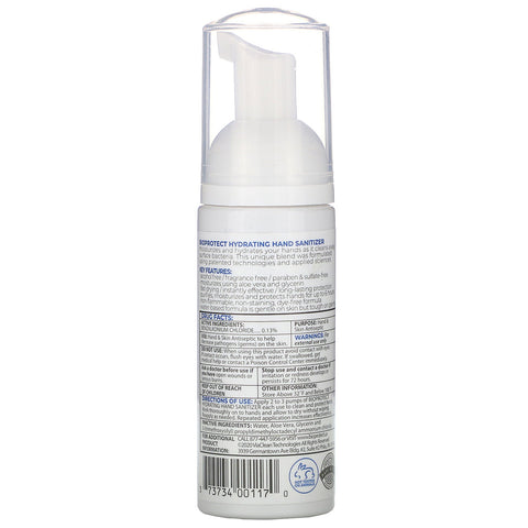 BioProtect, Hydrating Hand Sanitizer, Alkoholfri, 1,7 fl oz (50,2 ml)