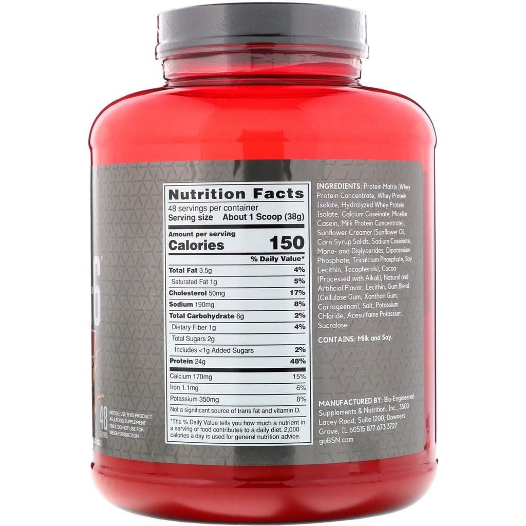 BSN, Syntha-6 Edge, Protein Powder Drink Mix, Chokolade Milkshake, 4,02 lb (1,82 kg)