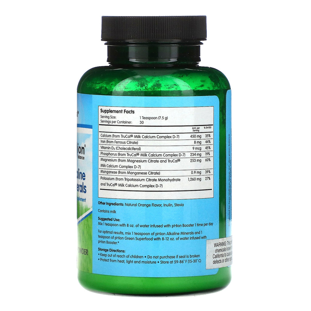 pHion Balance, Alkaline Minerals Pulver, 7,94 oz (225 g)