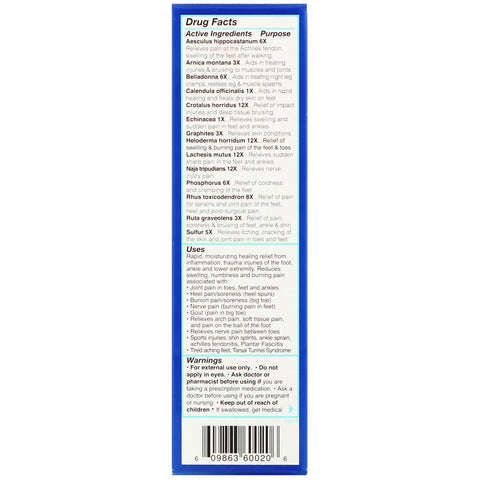 Topricin, Foot Pain Relief Cream, 2,0 oz