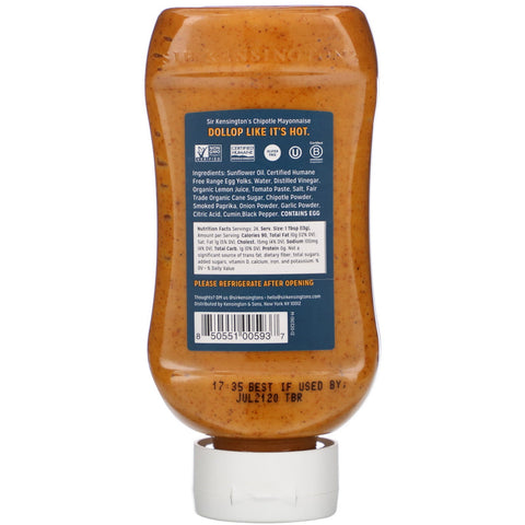 Sir Kensington's, mayonesa chipotle, 354 ml (12 oz. líq.)