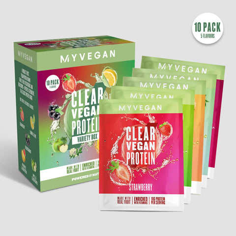 MyVegan Clear Vegan Protein Variety Box – 10x16g