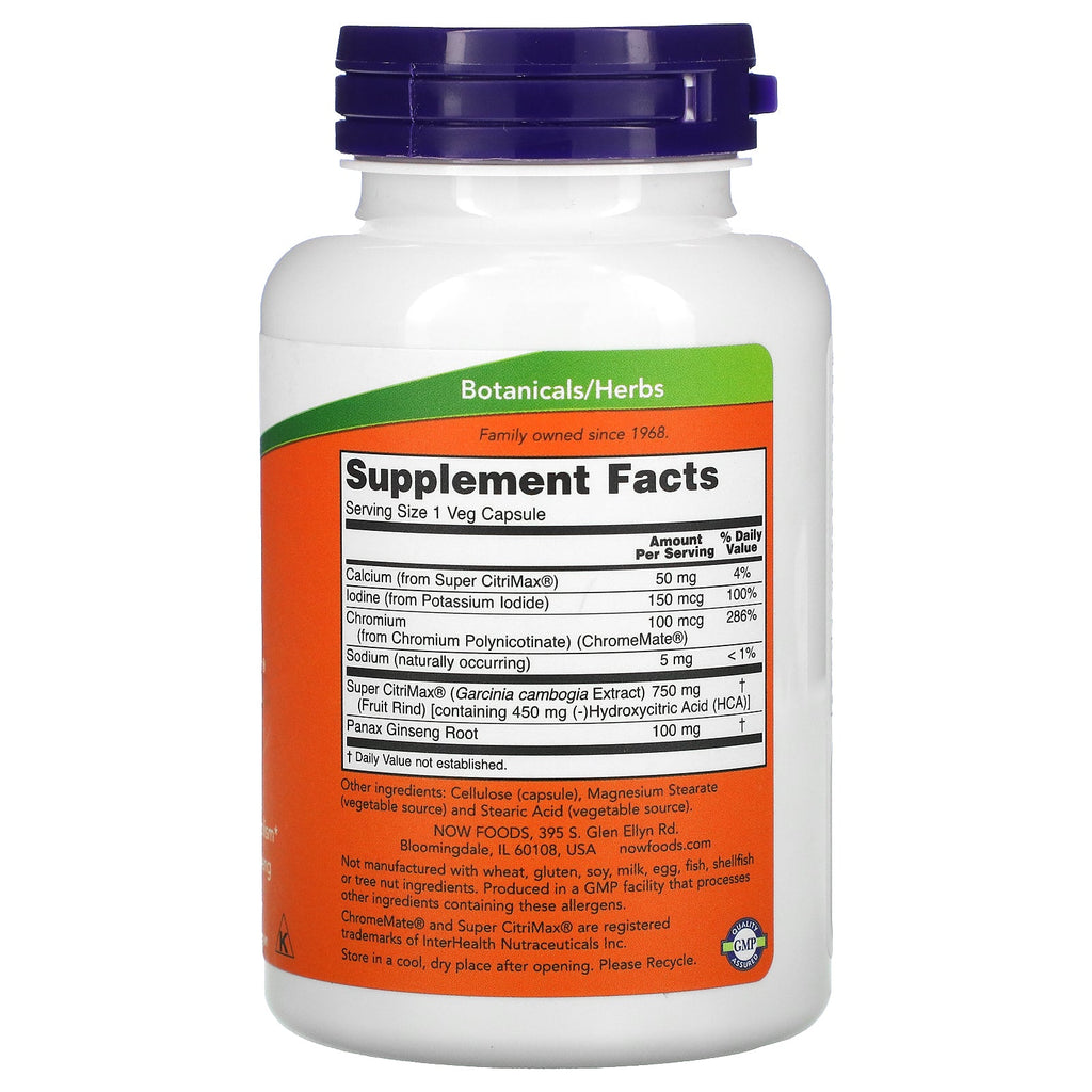 Now Foods, Super CitriMax, 90 vegetabilske kapsler