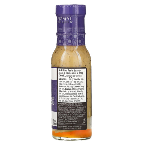 Primal Kitchen, Aderezo César y adobo elaborado con aceite de aguacate, 8 fl oz (236 ml)
