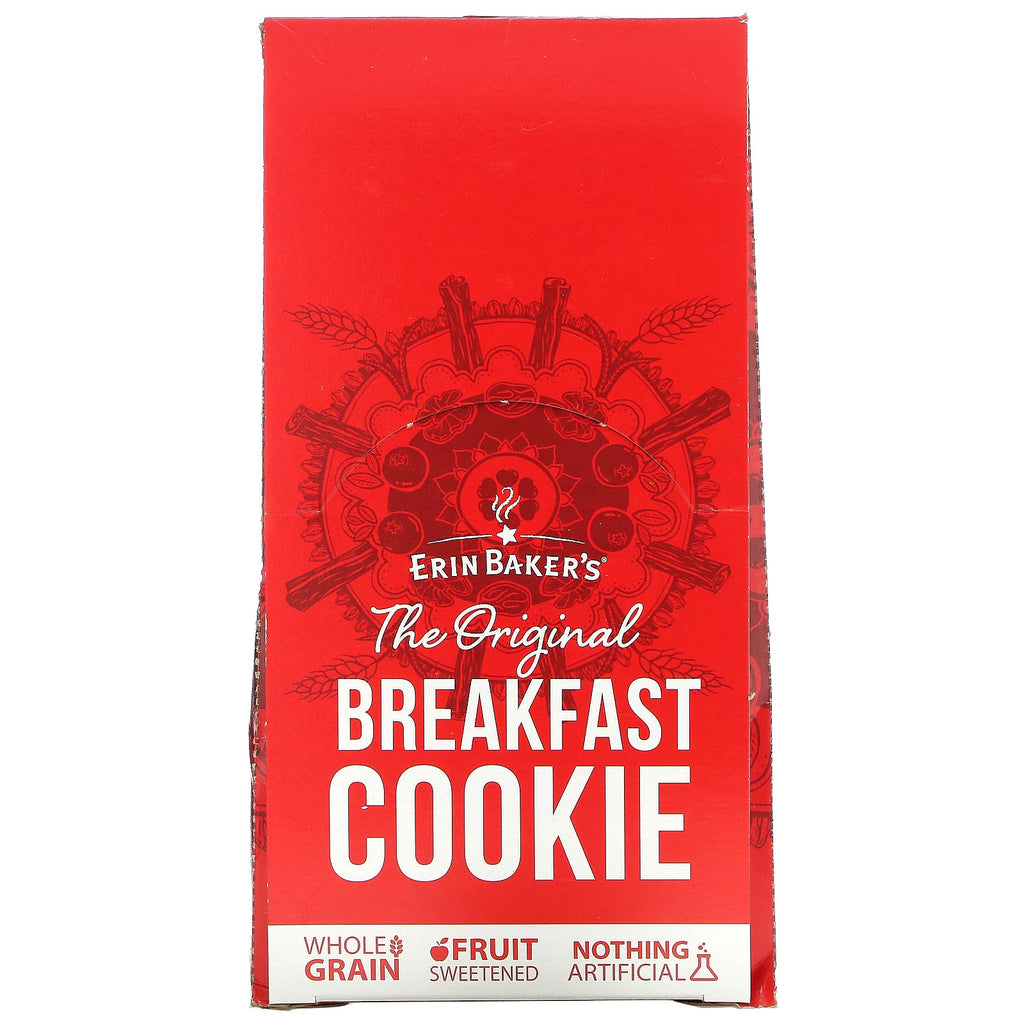 Erin Baker's, The Original Breakfast Cookie, Peanut Butter, 12 Cookies, 3 oz (85 g) Each